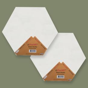 PonART 30x30cm Basics Seri Tuval Altıgen / ikili set