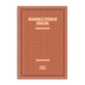 Romeika - Türkçe Sözlük (karton kapak)
