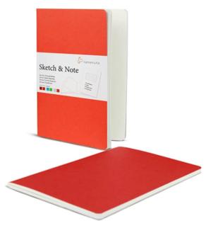 Sketch note A4 125g ikili kırmızı 20 yaprak