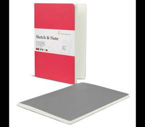 Sketch note A5 125 gr Gri/Pembe ikili 20 yaprak