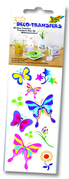 Folia Deco Transfer 6,5x13,5cm kelebekler