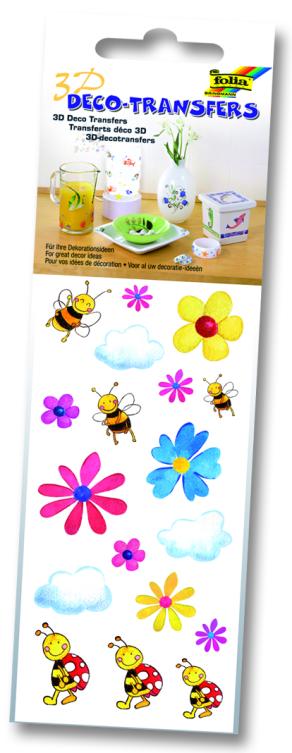 Folia Deco Transfer 6,5x13,5cm arılar