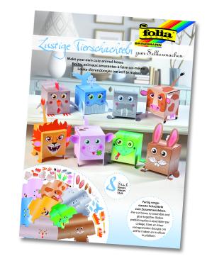 Folia Hayvan Desenli Kutu Yapımı 8 çeşit