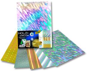Folia Holographic card 25x35cm 5tabaka