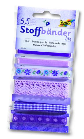 Folia Kumaş Bandı Set 6 çeşit Mor