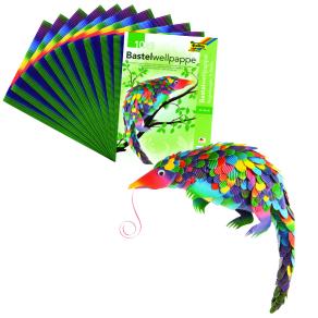 Folia Oluklu Karton 25x35 Gökkuşağı 10tabaka