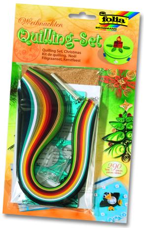Folia Quilling Set Yılbaşı Şablon-Kıvırma Aleti