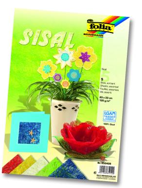 Folia Sisal 135gsm 23x33 Canlı Renkler 5tabaka