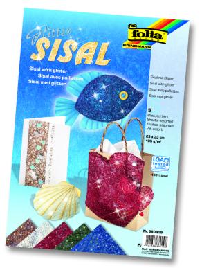 Folia Sisal 135gsm 23x33 Yoğun Simli 5tabaka