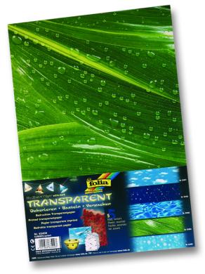 Folia Transparan Kağıt 23x33 Elementler 5 desen