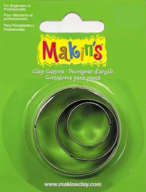 Makin's Clay Kesme Kalıbı Yuvarlak 3 Parça