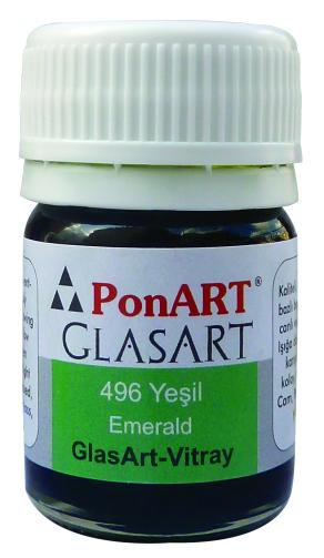 PonART Glass Art 20 ml Zümrüt