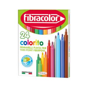 Fibracolor Colorito Keçeli Kalem 24 Renk