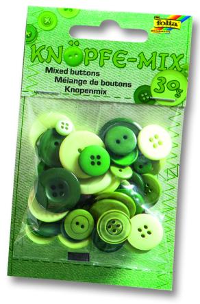Folia Renkli Düğmeler Yeşil 30 gr