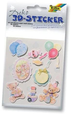 Folia 3D Kağıt Motif Sticker Set4