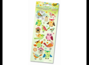 Folia Brillant Sticker 10x23cm Birds