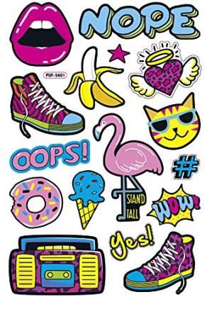 Folia Sticker Puffy 2-16 pieces