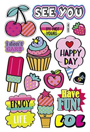 Folia Sticker Puffy 4-15 pieces