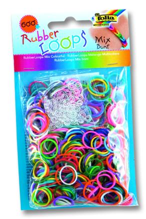 Folia Rubber Loops Karışık 600 adet 25 s-clips