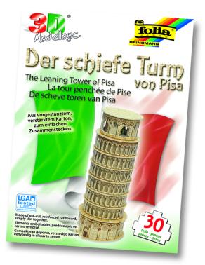 Folia 3D Puzzle The Leaning Tower Of Pisa 30parça