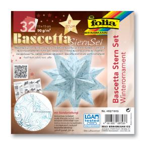 Folia Bascetta Star Set 15x15 Kış Motifi Beyaz