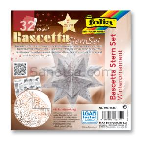 Folia Bascetta Star Set 15x15 Kış Motifi Gri