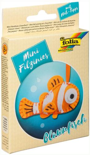 Folia Mini dikiş seti Palyaço Balığıi 10 adet