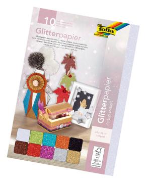 Folia Glitter Kağıt 170gsm 24x34 10tabaka