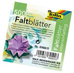 Folia Origami Kağıdı 70gsm 10 çap 500tabaka