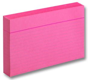 Folia Index Card 190gsm A6 pink 100 adet