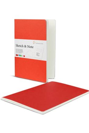 HM Sketch note A4 125 g ikili kırmızı 20 ya