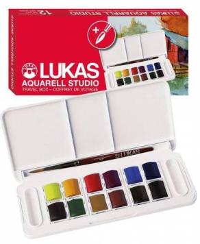 Lukas Studio Aquarell Set 12x1/2 tablet