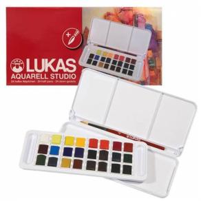 Lukas Studio Aquarell Set 24 renk set