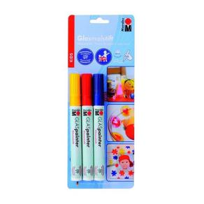 Marabu Glass Painter Set Kids 3 Renk
