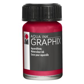 Marabu Aqua Ink 15ml Carmine Red