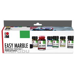 Marabu Easy Marble Ebru Boyası Seti 6 Renk
