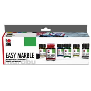 Marabu Easy Marble Ebru Boyası Seti 6 Renk