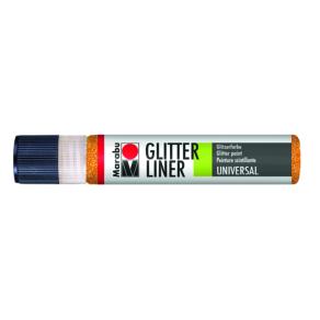 Marabu Glitter Liner 25ml Tangerine