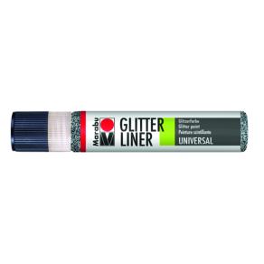 Marabu Glitter Liner 25ml Graphite