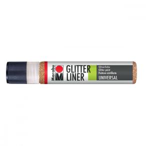 Marabu Glitter Liner 25ml Red Gold