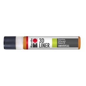 Marabu 3D Liner Kumaş Boyası 25ml Orange