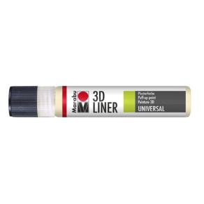 Marabu 3D Liner Kumaş Boyası 25ml Pastel Yellow