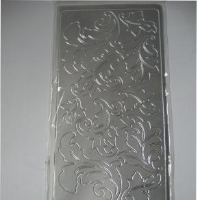PonART Sticker Barok Yaprak Gümüş