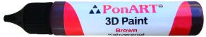 PonART 3D Paint 30 ml Kahverengi