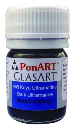PonART Glass Art 20 ml Koyu Ultramarine
