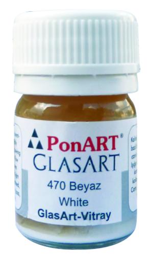 PonART Glass Art 20 ml Beyaz