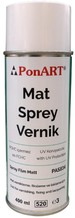 PonART Spray Film Vernik Mat 400ml