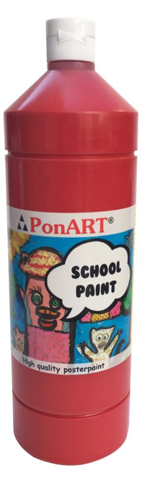 PonART School Paint Koyu Kırmızı 250ml