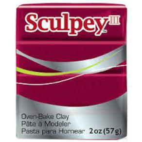 Sculpey III Polimer Kil Koyu Kırmızı İnci 57gr