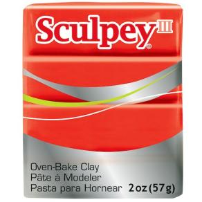 Sculpey III Polimer Kil Sıcak Kırmızı 57gr